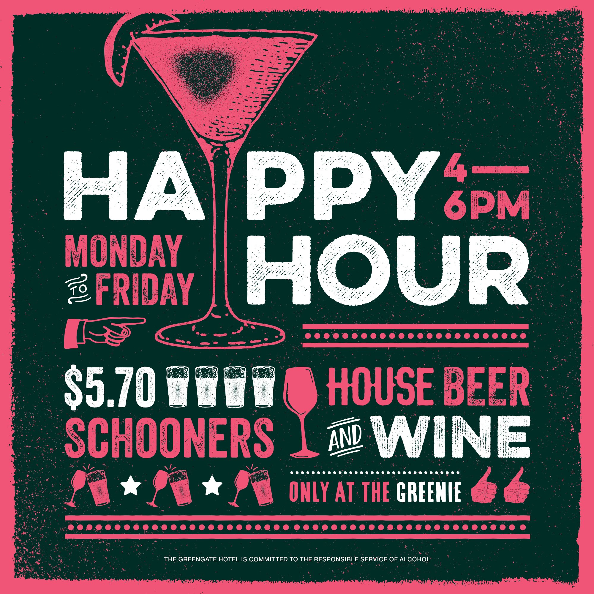 Happy hour best sale